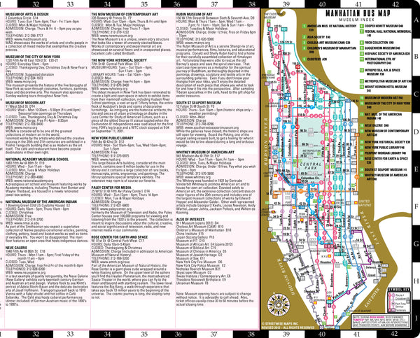 Artwise Manhattan Museum Map - Laminated Museum Map of Manhattan, NY - Wide World Maps & MORE! - Book - StreetWise - Wide World Maps & MORE!