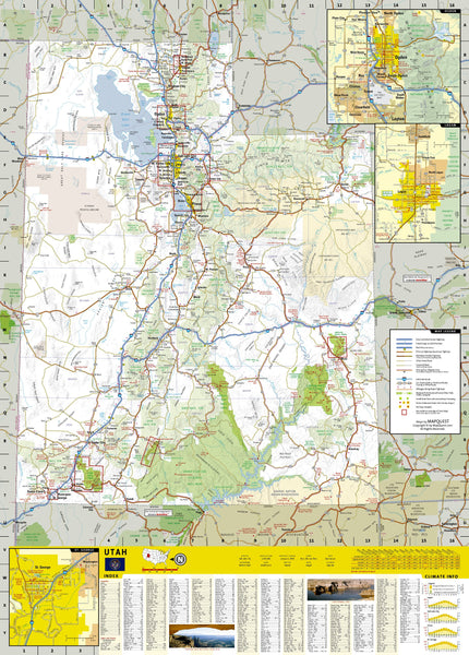 Utah (National Geographic Guide Map) - Wide World Maps & MORE! - Book - National Geographic Maps - Wide World Maps & MORE!