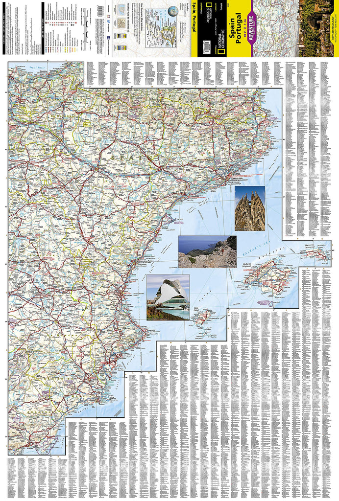 National Geographic Mapa Espanha e Portugal