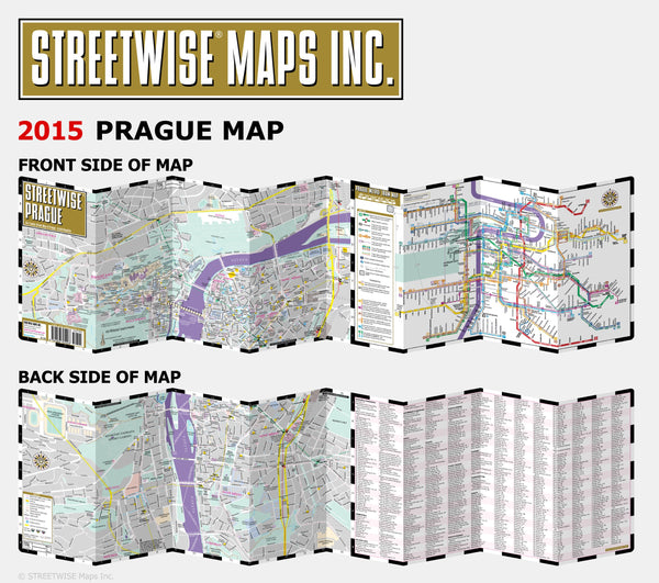 Streetwise Prague Map - Laminated City Center Street Map of Prague, Czech Republic - Wide World Maps & MORE! - Book - StreetWise - Wide World Maps & MORE!