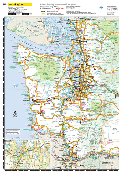 Rand McNally 2024 Deluxe Motor Carriers' Road Atlas (Rand McNally Motor Carriers' Road Atlas) [Paperback] Rand McNally - Wide World Maps & MORE!