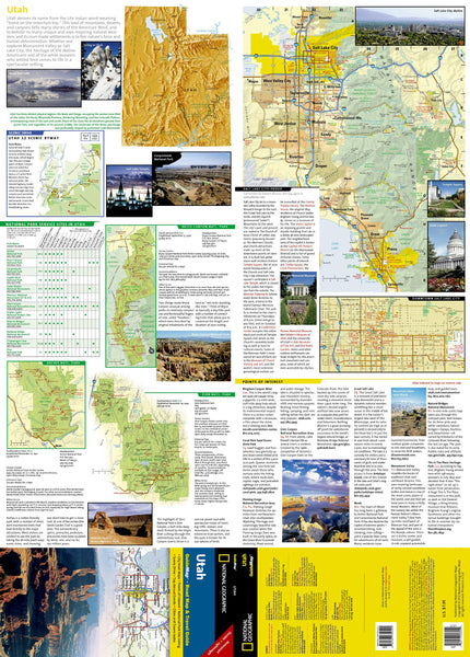 Utah (National Geographic Guide Map) - Wide World Maps & MORE! - Book - National Geographic Maps - Wide World Maps & MORE!