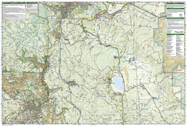 Flagstaff, Sedona [Coconino and Kaibab National Forests] (National Geographic Trails Illustrated Map) - Wide World Maps & MORE!