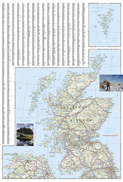 United Kingdom (National Geographic Adventure Map, 3325) - Wide World Maps & MORE!