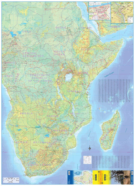 Africa Travel Reference Map ITMB 1:5,000,000 - Wide World Maps & MORE! - Map - ITMB Publishing, Ltd. - Wide World Maps & MORE!
