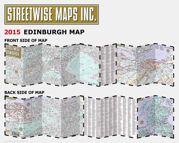 Streetwise Edinburgh Map - Laminated City Center Street Map of Edinburgh, Scotland (Streetwise (Streetwise Maps)) - Wide World Maps & MORE! - Book - Wide World Maps & MORE! - Wide World Maps & MORE!