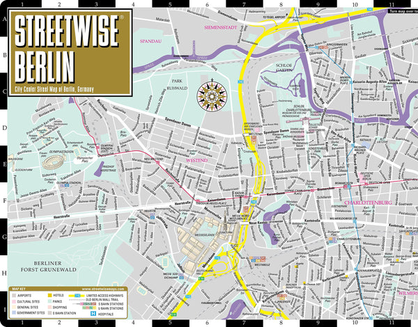 Streetwise Berlin Map - Laminated City Center Street Map of Berlin, Germany - Folding pocket size travel map with metro map including S-Bahn and U-Bahn - Wide World Maps & MORE! - Book - StreetWise - Wide World Maps & MORE!