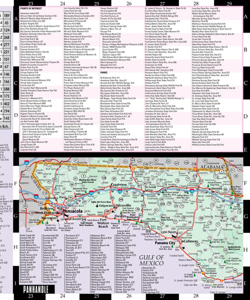 Streetwise Florida Map - Laminated State Road Map of Florida - Wide World Maps & MORE! - Book - StreetWise - Wide World Maps & MORE!