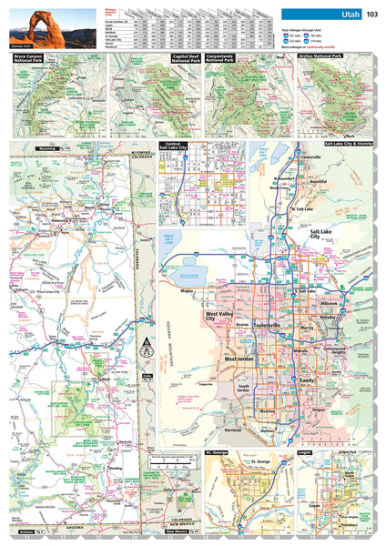 Rand McNally 2023 Road Atlas & National Park Guide (Rand McNally Road Atlas & National Park Guide) [Spiral-bound] Rand McNally - Wide World Maps & MORE!