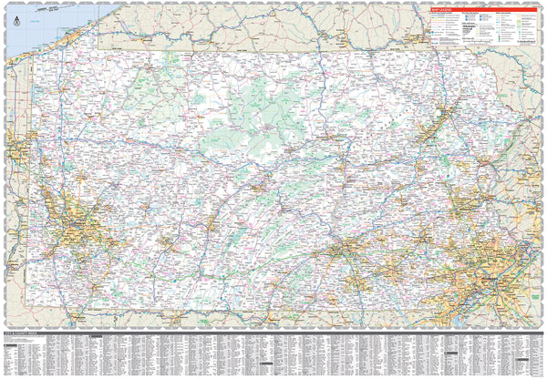 Rand McNally Easy to Read Folded Map: Pennsylvania State Map [Map] Rand McNally - Wide World Maps & MORE!