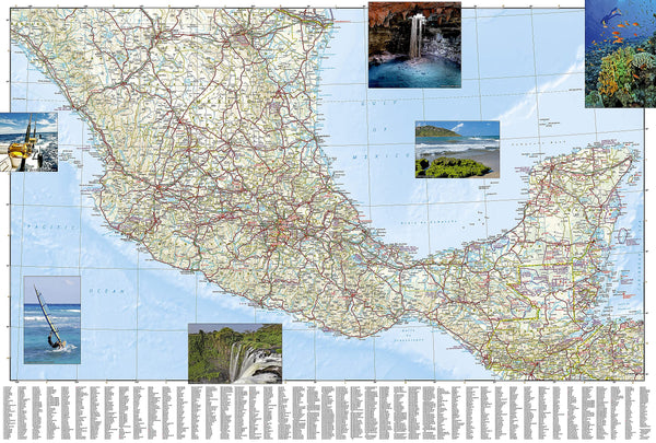 Mexico (National Geographic Adventure Map, 3108) - Wide World Maps & MORE!