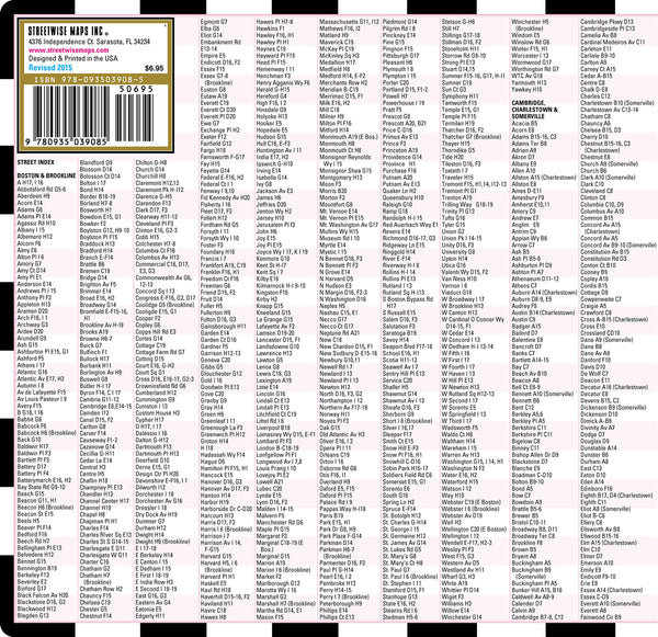 Streetwise Boston Map - Laminated City Center Street Map of Boston, Massachusetts - Folding pocket size travel map with MBTA subway map & trolley lines [Archival Copy] - Wide World Maps & MORE!