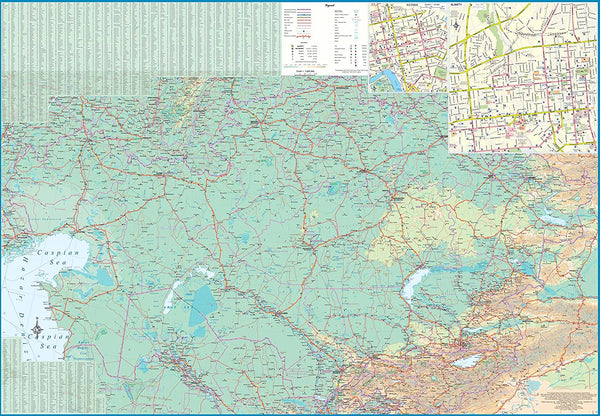 Uzbekistan / Kazakhstan - Wide World Maps & MORE! - Map - ITMB Publishing, Ltd. - Wide World Maps & MORE!