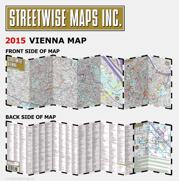 Streetwise Vienna Map - Laminated City Center Street Map of Vienna, Austria - Wide World Maps & MORE! - Book - Brand: Streetwise Maps - Wide World Maps & MORE!