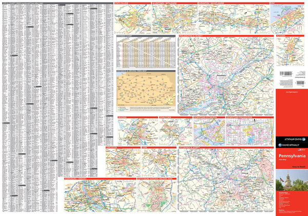 Rand McNally Easy to Read Folded Map: Pennsylvania State Map [Map] Rand McNally - Wide World Maps & MORE!