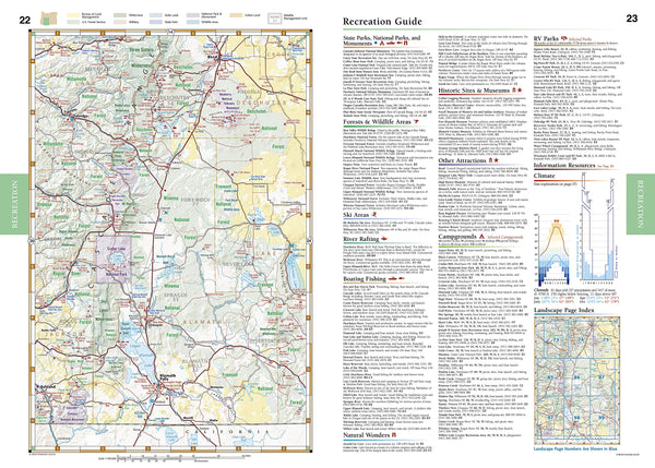 Oregon Benchmark Road & Recreation Atlas - Wide World Maps & MORE! - Book - Benchmark - Wide World Maps & MORE!