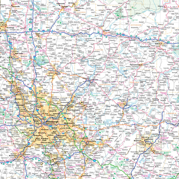 Rand McNally Easy to Read Folded Map: Pennsylvania State Map [Map] Rand McNally - Wide World Maps & MORE!