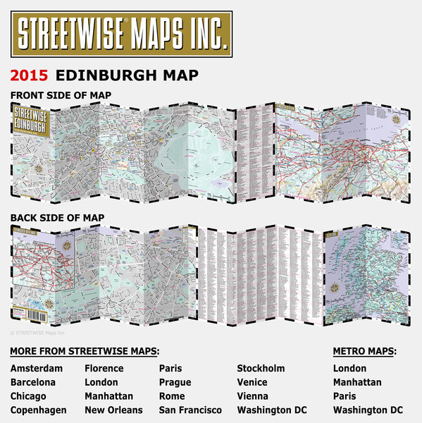 Streetwise Edinburgh Map - Laminated City Center Street Map of Edinburgh, Scotland (Streetwise (Streetwise Maps)) - Wide World Maps & MORE! - Book - Wide World Maps & MORE! - Wide World Maps & MORE!