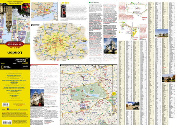 London Map (National Geographic Destination City Map) [Map] National ...