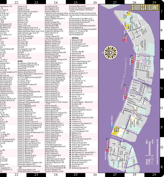 2015 Streetwise Venice Map - Laminated City Center Street Map of Venice, Italy [Archival Copy] - Wide World Maps & MORE!