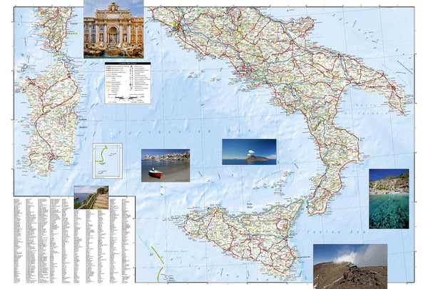 Italy (National Geographic Adventure Map, 3304) - Wide World Maps & MORE!