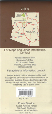 North Kaibab Ranger District, Kaibab National Forest, Arizona - Wide World Maps & MORE! - Map - United States Department of Agriculture - Wide World Maps & MORE!