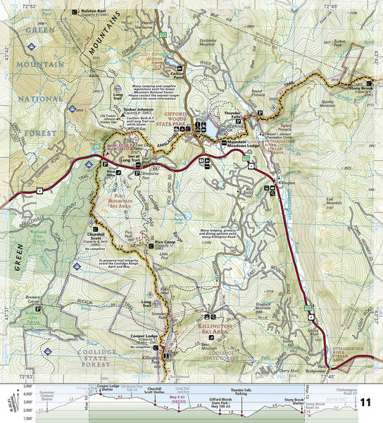 Appalachian Trail, East Mountain to Hanover [Vermont] (National Geographic Topographic Map Guide (1510)) - Wide World Maps & MORE! - Book - National Geographic Maps - Wide World Maps & MORE!