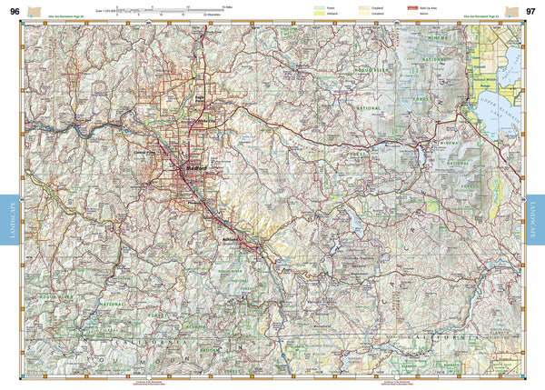 Oregon Benchmark Road & Recreation Atlas - Wide World Maps & MORE! - Book - Benchmark - Wide World Maps & MORE!