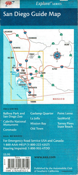 San Diego (Explore! Guide Maps) - Wide World Maps & MORE! - Map - AAA - Wide World Maps & MORE!