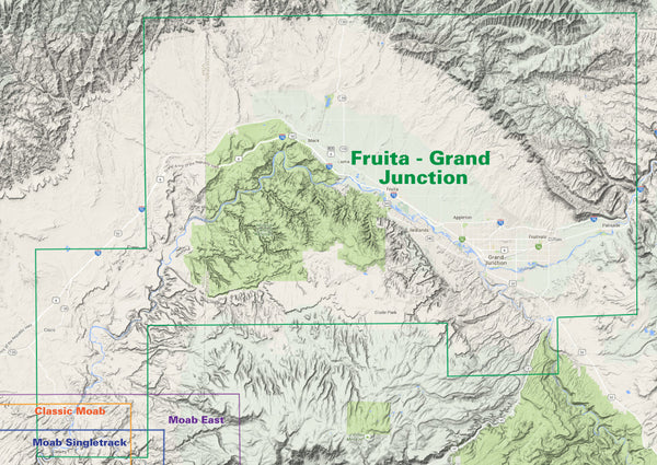 Fruita | Grand Junction, Colorado Trails Recreation Topo Map - Wide World Maps & MORE!