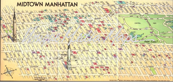 Manhattan/Folded - Wide World Maps & MORE!