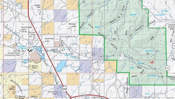 Map: Cibola National Forest, Mt. Taylor District - Wide World Maps & MORE! - Map - United States Department of Agriculture - Wide World Maps & MORE!