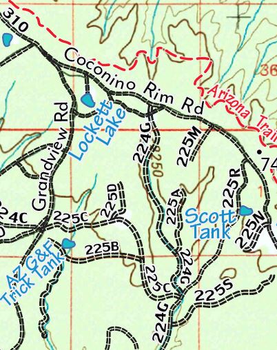 Arizona Hunt Unit 09 Hunting / Recreation Map - Wide World Maps & MORE!