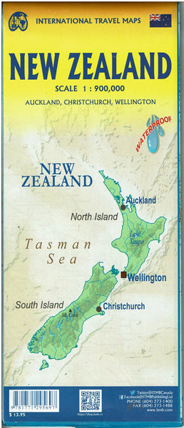 New Zealand - Wide World Maps & MORE! - Map - ITMB Publishing, Ltd. - Wide World Maps & MORE!