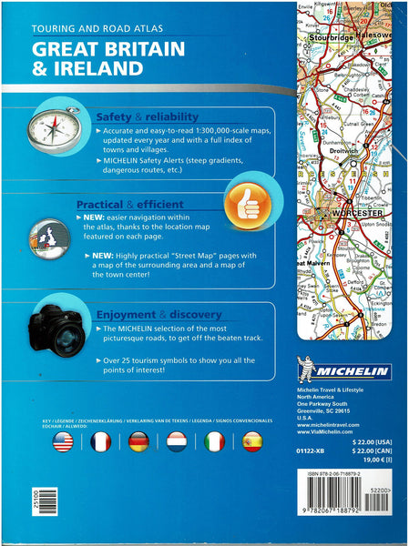 Michelin Great Britain & Ireland Road Atlas - Wide World Maps & MORE! - Map - Michelin Travel Partner - Wide World Maps & MORE!