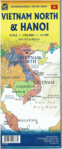 Hanoi & Vietnam North Travel Reference Map Waterproof - Wide World Maps & MORE! - Map - ITMB Publishing, Ltd. - Wide World Maps & MORE!