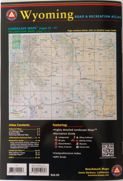 Wyoming Road & Recreation Atlas (The Cowboy State) - Wide World Maps & MORE!