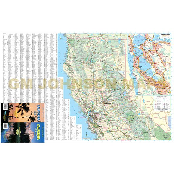 State in Your Pocket California Road Map - Wide World Maps & MORE!