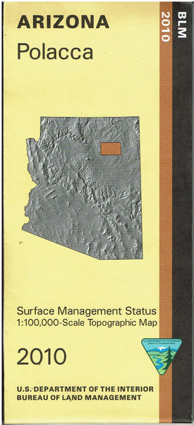 Polacca Surface Management Status 1:100,000-Scale Topographic Map (Arizona 60'×30' Quadrangle) - Wide World Maps & MORE! - Map - United States Department of the Interior - Wide World Maps & MORE!