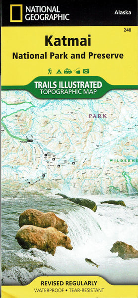 Katmai National Park and Preserve (National Geographic Trails Illustrated Map) - Wide World Maps & MORE! - Map - Trails Illustrated - Wide World Maps & MORE!