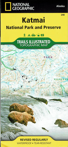 Katmai National Park and Preserve (National Geographic Trails Illustrated Map) - Wide World Maps & MORE! - Map - Trails Illustrated - Wide World Maps & MORE!