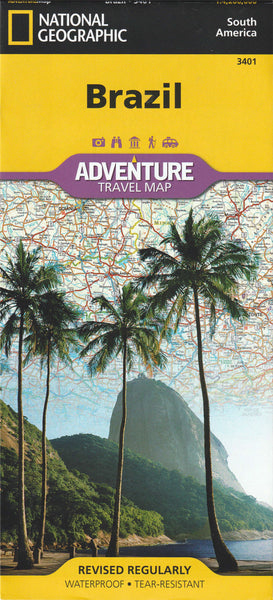 Brazil (National Geographic Adventure Map, 3401) - Wide World Maps & MORE!