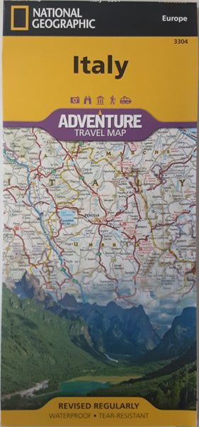 Italy (National Geographic Adventure Map, 3304) - Wide World Maps & MORE!