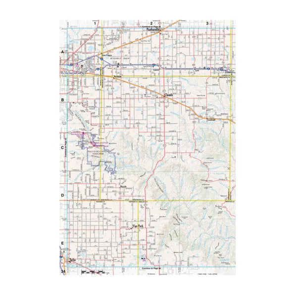 Texas Detailed Topographic Maps (DeLorme Atlas & Gazetteer) - Wide World Maps & MORE!