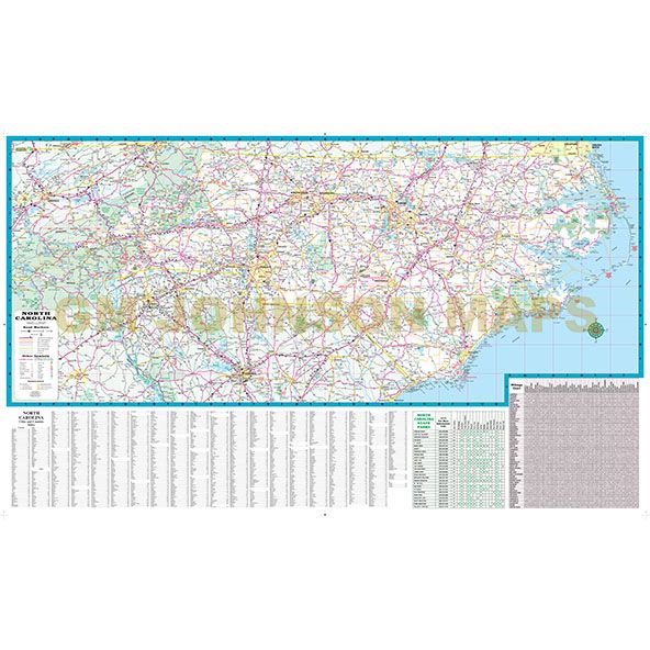 North Carolina, North Carolina State Map - Wide World Maps & MORE!