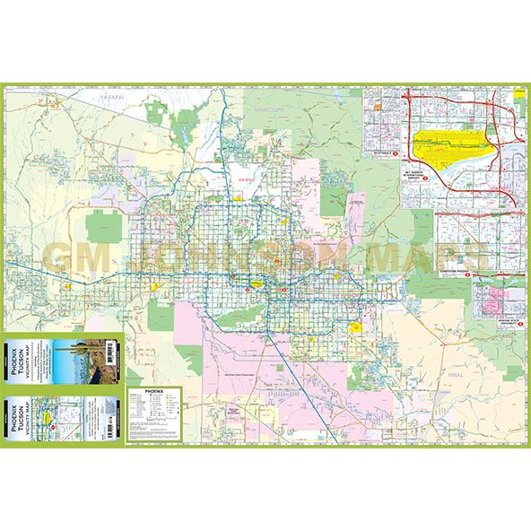 Phoenix Tucson Vicinity Map Wide World Maps Amp MORE