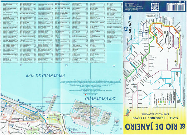 Rio de Janeiro / Brasil East Coast (1:12,900/1:2.2M) Waterproof - Wide World Maps & MORE! - Map - ITMB Publishing, Ltd. - Wide World Maps & MORE!