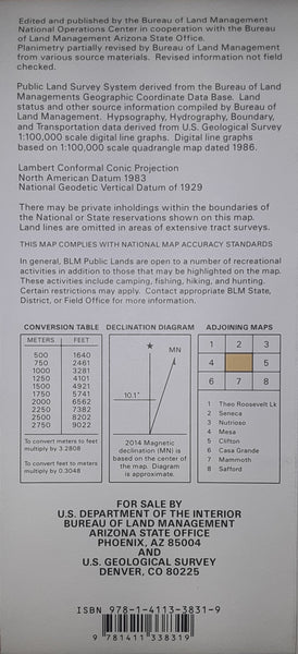 Globe Surface Management Status 1:100,000-Scale Topographic Map - Wide World Maps & MORE!