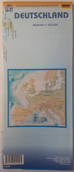 Germany Travel Reference Map 1:650,000 (International Travel Maps) - Wide World Maps & MORE!
