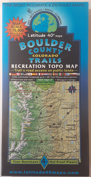 Boulder County Trails Map - Wide World Maps & MORE!